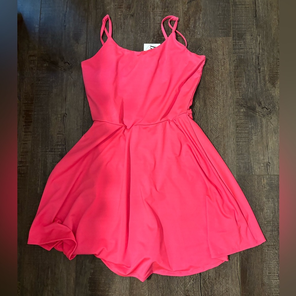 Hot Pink Athletic Dress